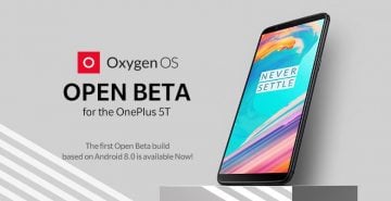 oxygen os open beta android oreo oneplus 5t