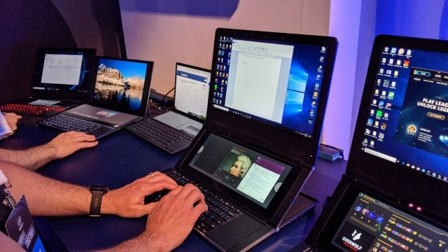 Prototypowy laptop Intela