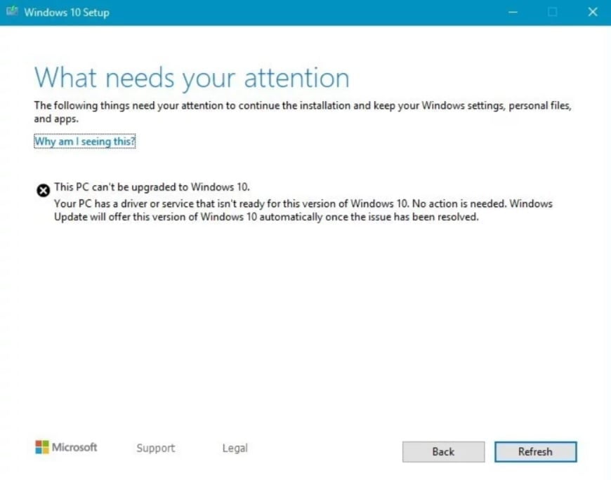 Windows 10 1903 May Update Problem