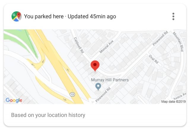asystent google parkowanie