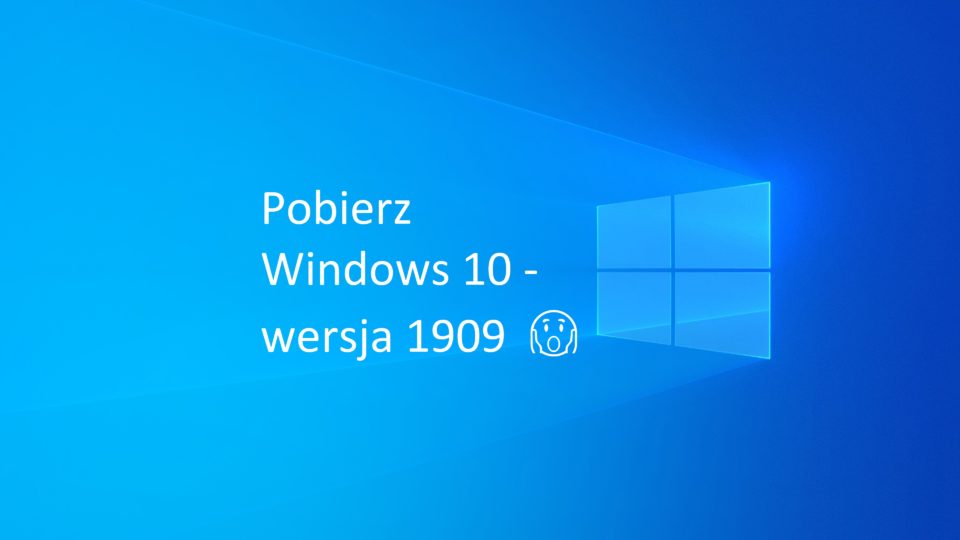 Windows 10 1909 update