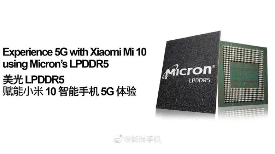 Xiomi Mi 10 z RAM od Microna
