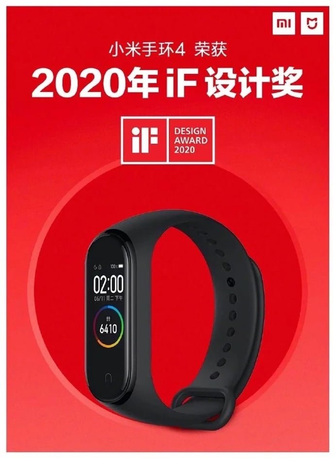 Xiaomi Mi Band 4 iF Design Awards 2020