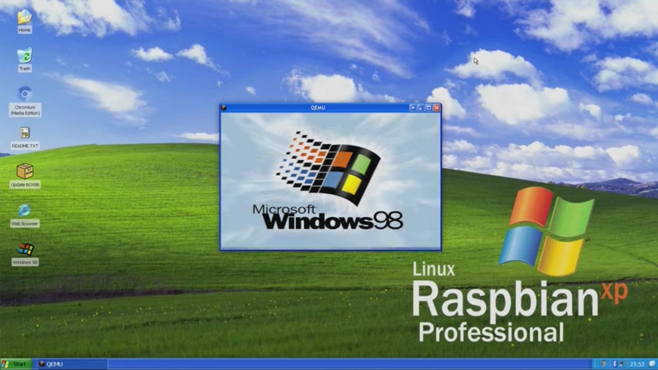 Linux Raspbian XP Professional