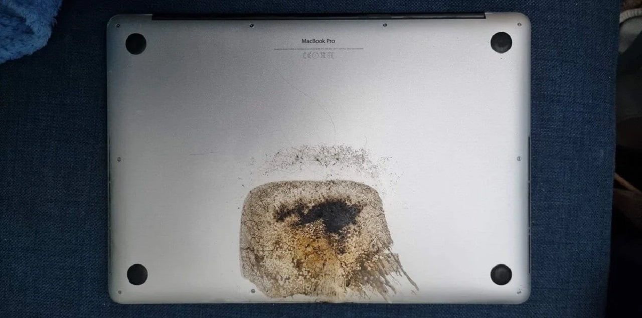 MacBook Pro wybuchł