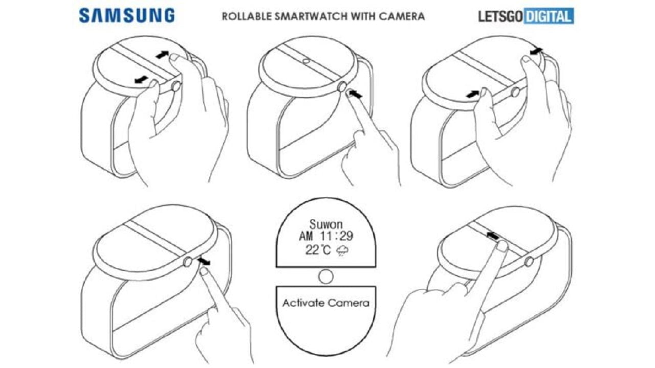 Rozwijany smartwatch Samsunga