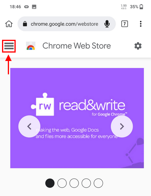 How to install Chrome Web Store extensions on Android
